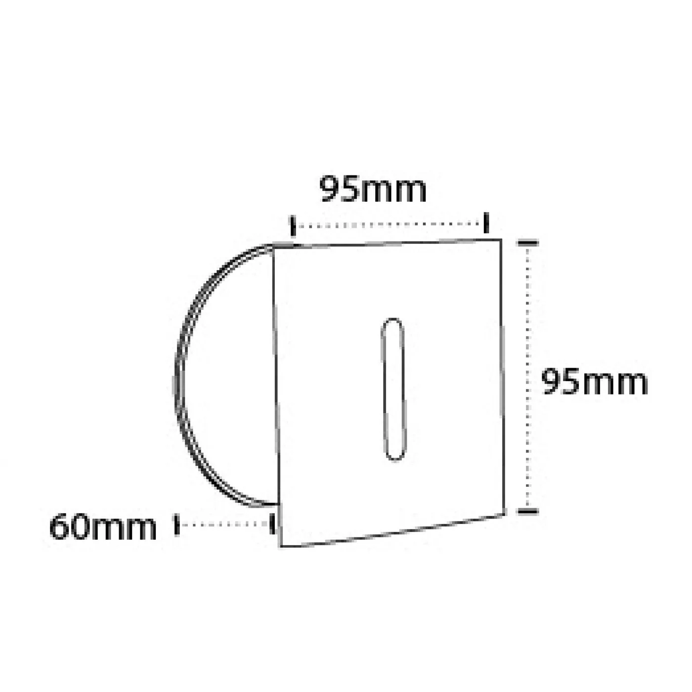 108401-Square-3w Foot Light