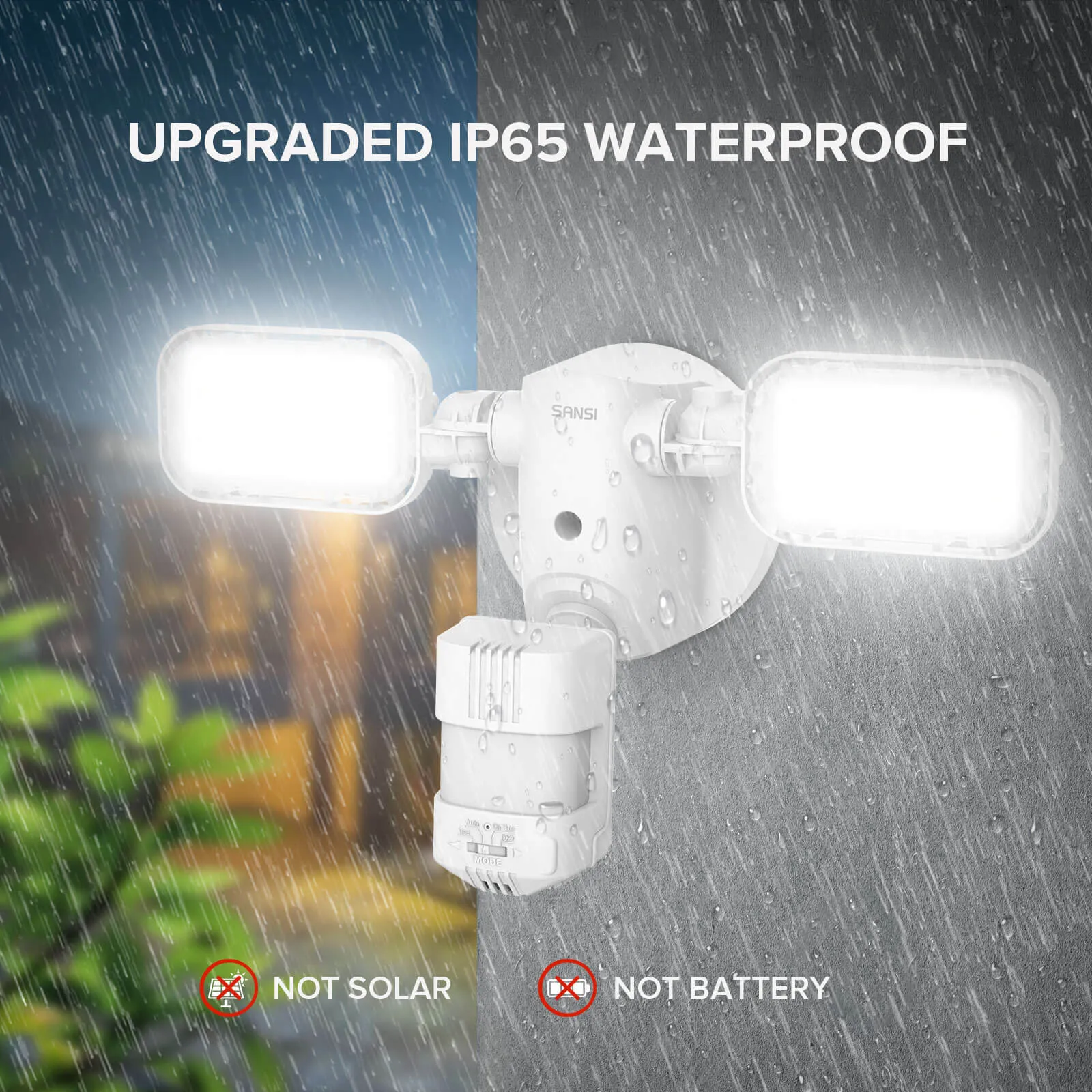 90W LED Security Light (Dusk to Dawn & Motion Sensor)(US/CA ONLY)